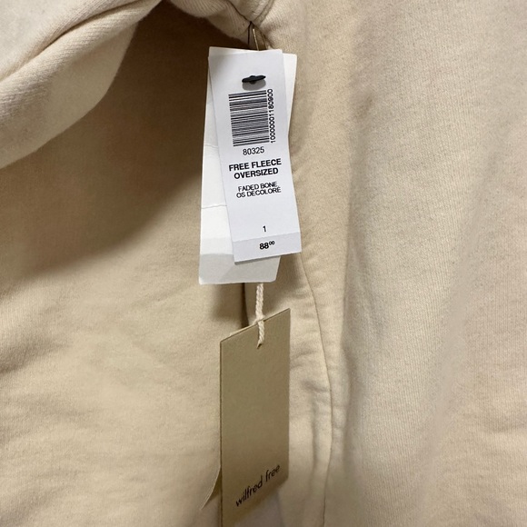 Wilfred Free Fleece Oversized in faded bone - Picture 5 of 9